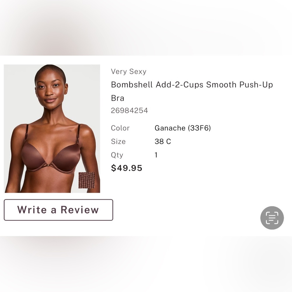 38C VS Bombshell Bras add 2 cups - Picture 6 of 7